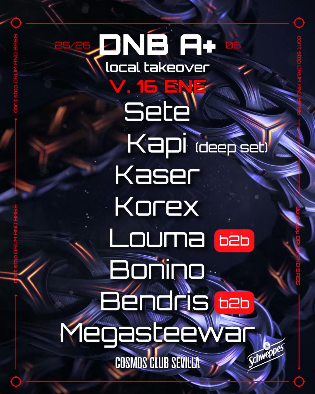 Dnb A+ - Local Takeover At Cosmos Club