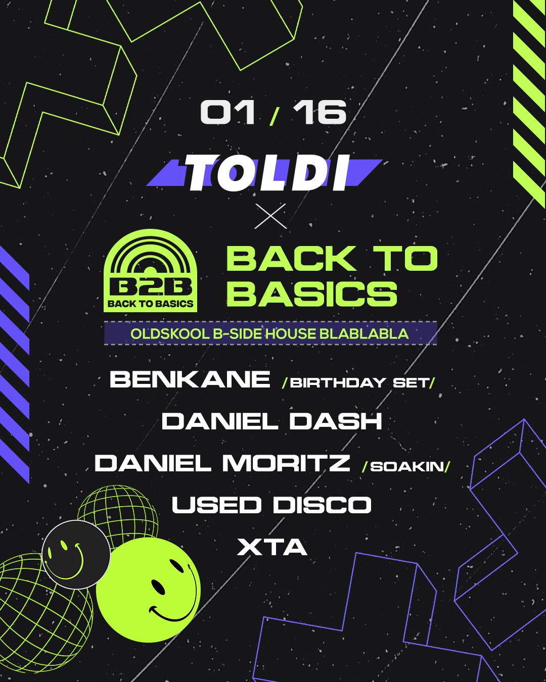 Toldi X Back To Basics - House Kickoff 2026