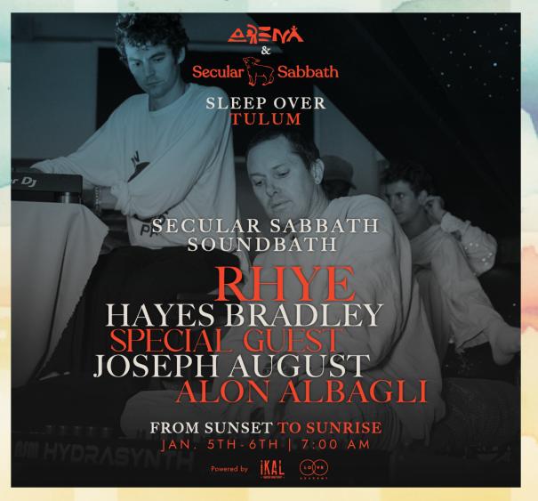 Arena & Secular Sabbath Sleep Over Feat. Rhye Sound Bath Experience & Guest Artists