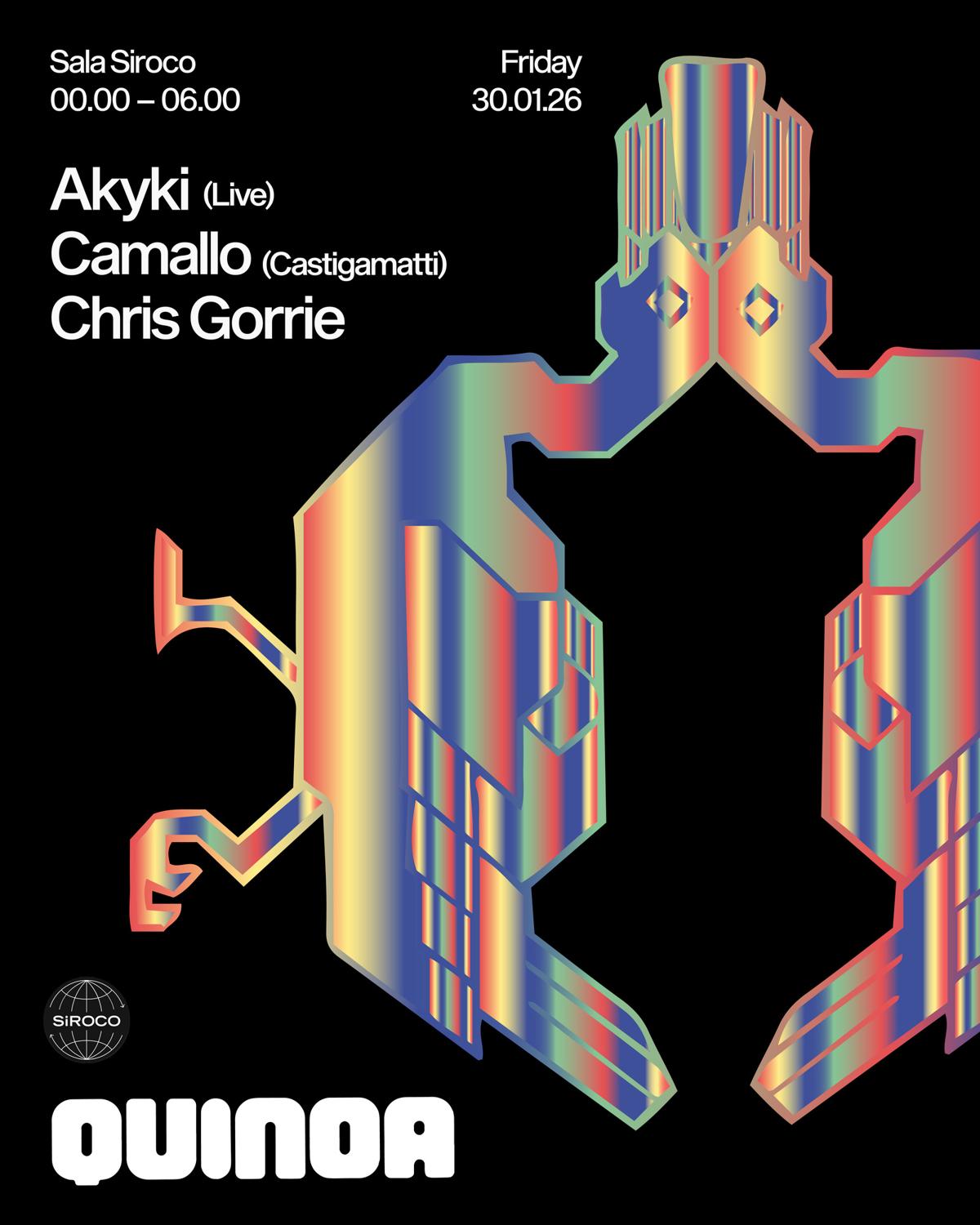 Quinoa Experience: Akyki(Live), Camallo, Chris Gorrie