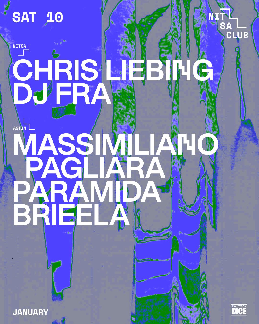 Chris Liebing · Dj Fra / Massimiliano Pagliara · Paramida · Brieela