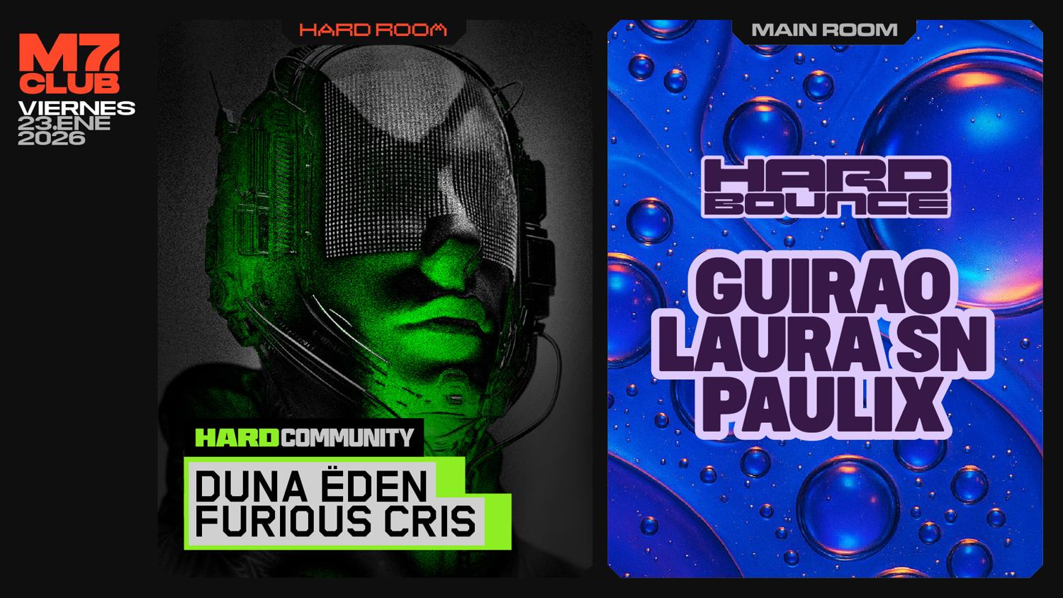 Hard Community [Duna Ëden & Furious Cris] Hard Bounce [Guirao, Laura Sn & Paulix]