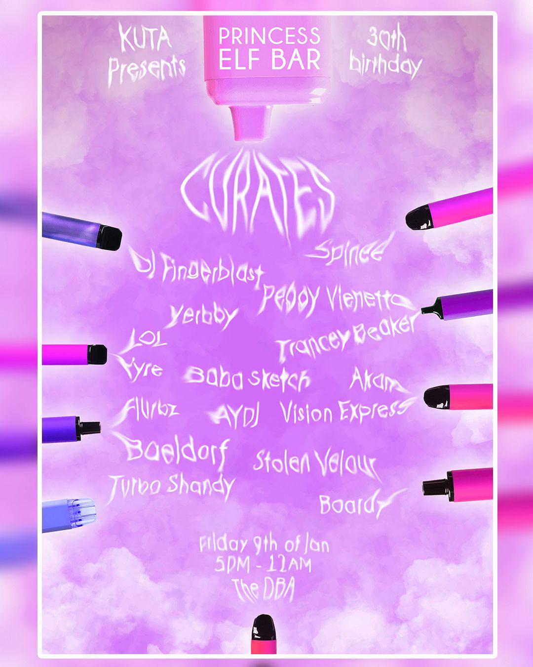 Kuta 014, Princess Elf Bar Curates Mega Birthday