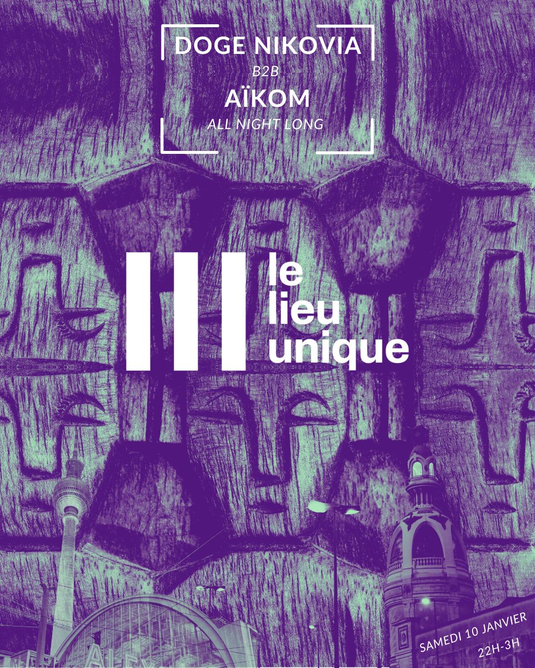 Optimé X Lu: Doge Nikovia B2B Aïkom All Night Long