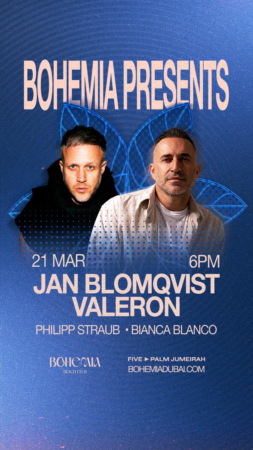 Bohemia Presents Jan Blomqvist & Valeron