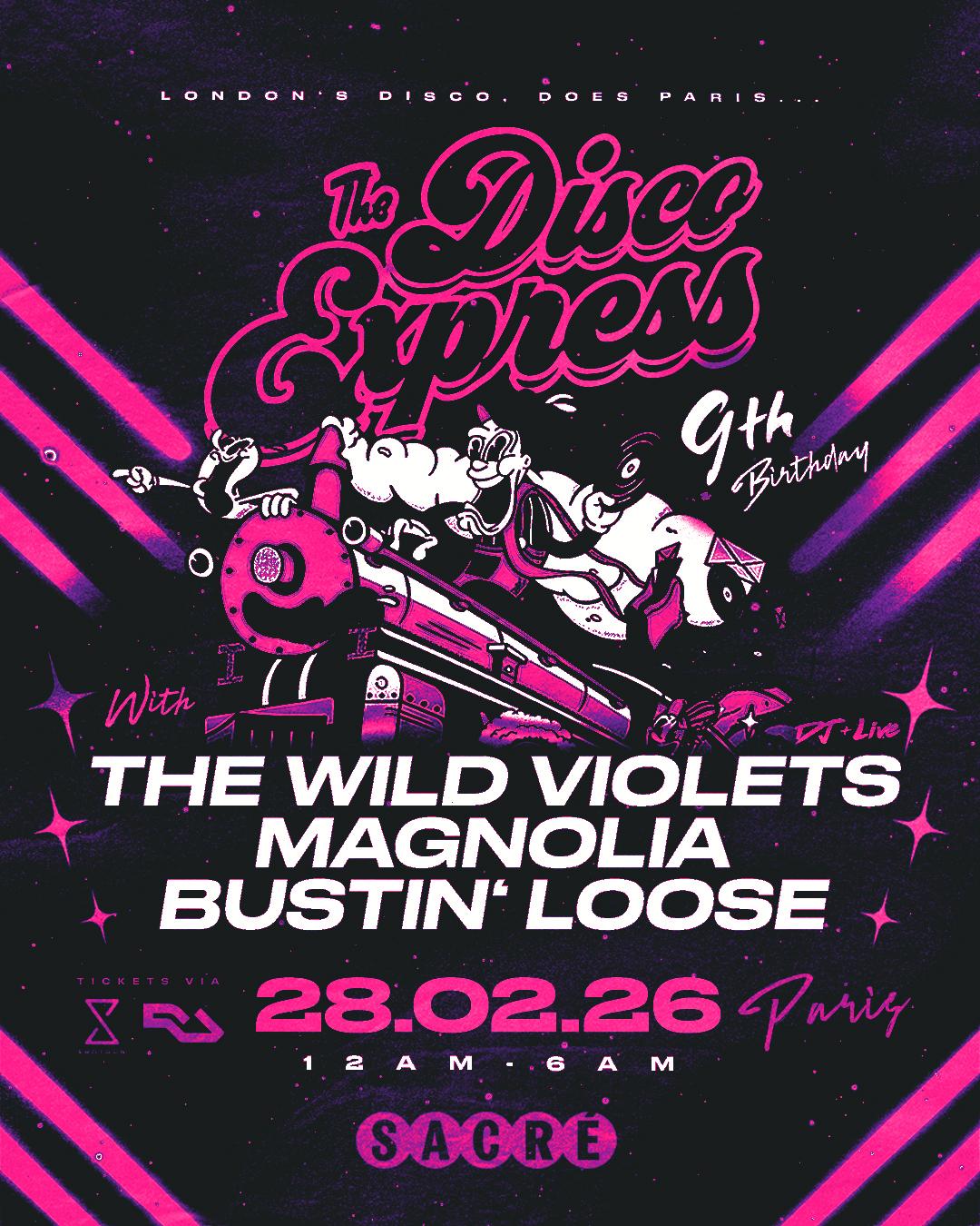 Sacré Présente: The Disco Express 9Th Birthday In Paris