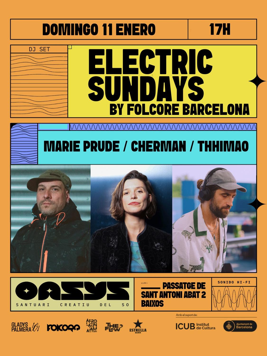 Electric Sundays W/Marie Prude, Cherman, Thhimao
