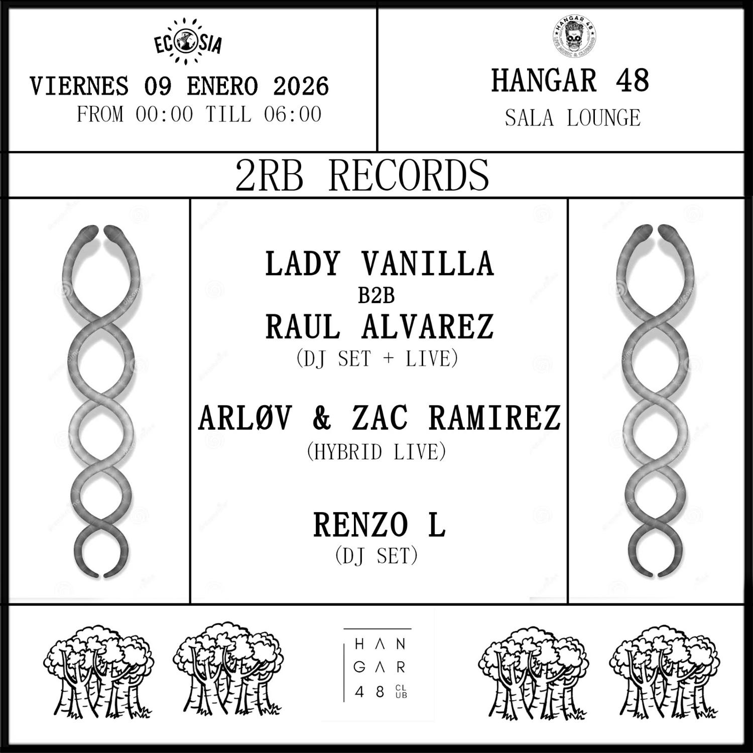 2Rb Records: Lady Vanilla, Raul Alvarez, Arløv, Zac Ramirez, Renzo L