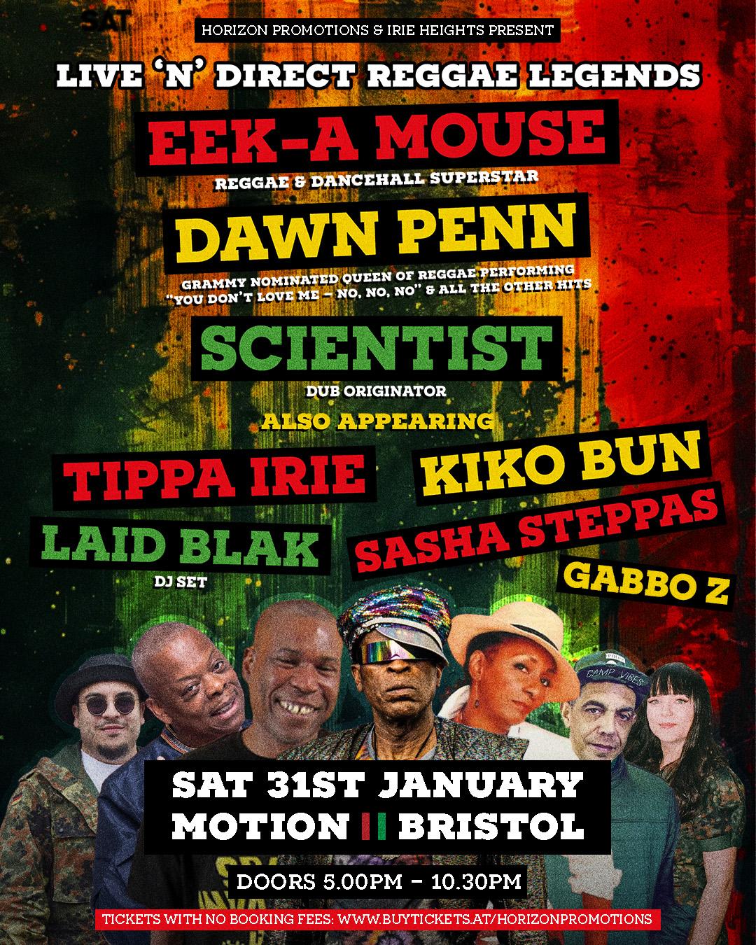 Eek A Mouse / Dawn Penn / Scientist / Tippa Irie / Kiko Bun / Laid Blak