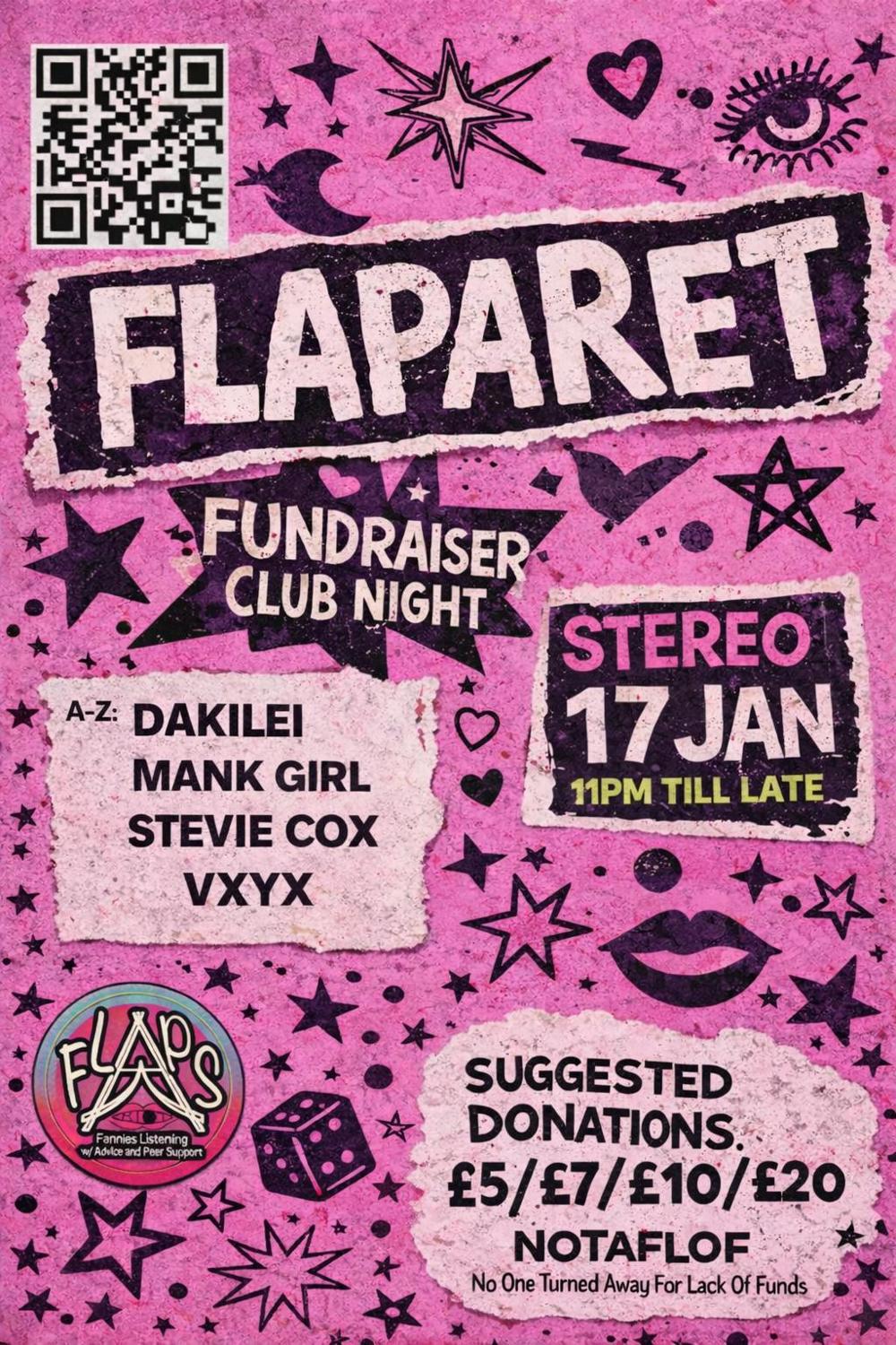Flaparet: Charity Fundraiser