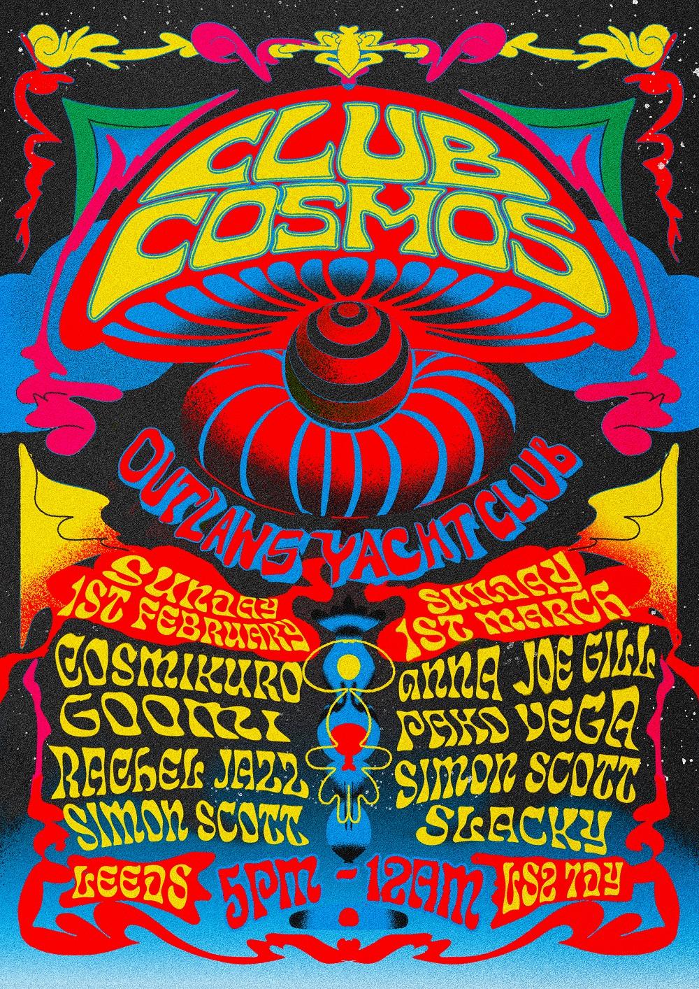 Club Cosmos - Cosmikuro, Goomi, Rachel Jazz & Simon Scott