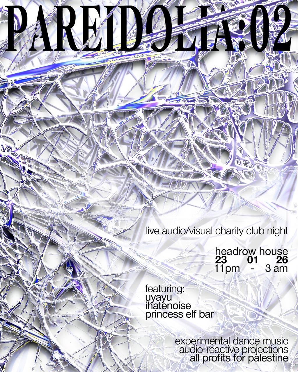 Pareidolia02: Audio-Visual Charity Club Night