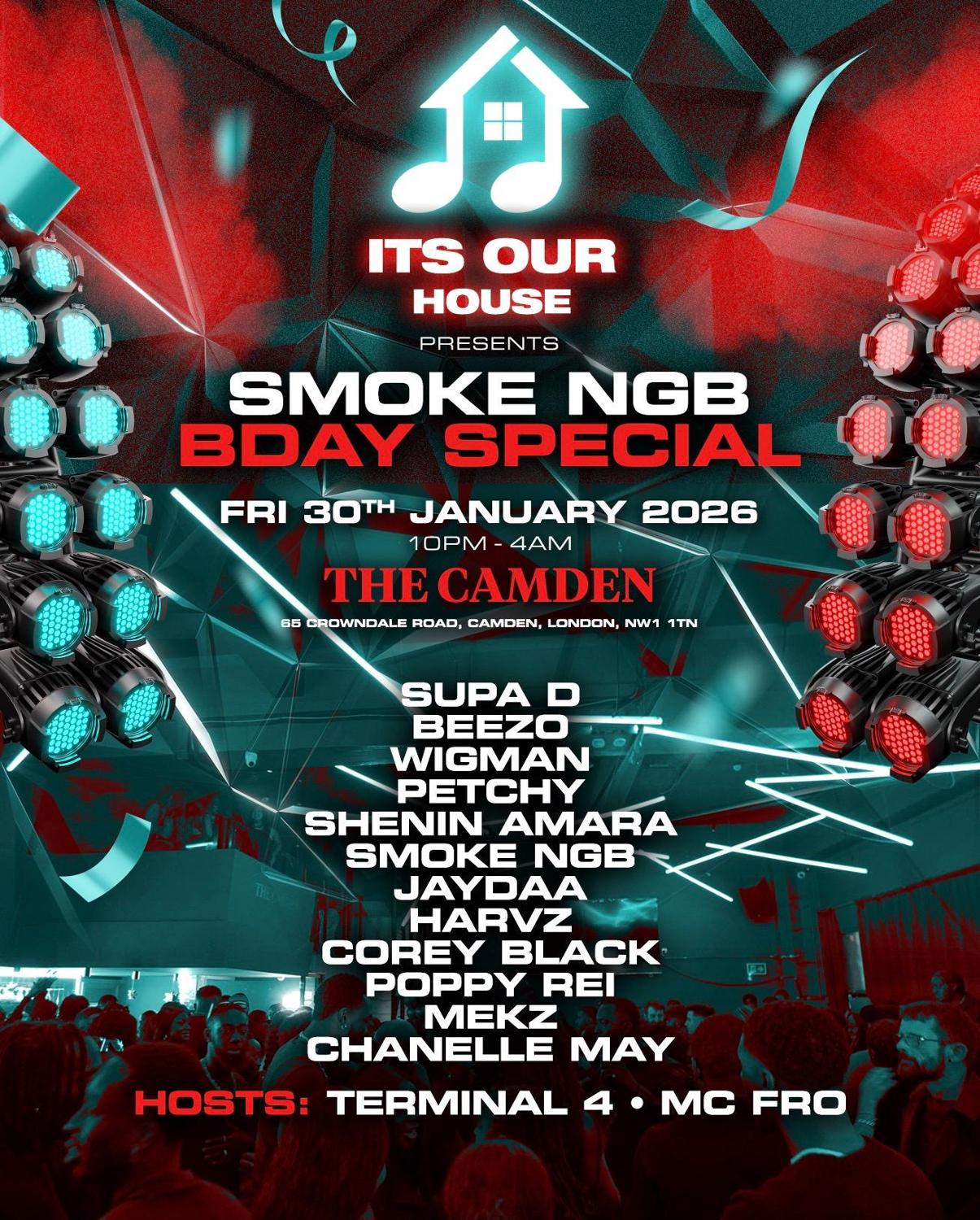 Itsourhouse Ldn (Smokengb'S Birthday) Deep, Tech & Tribal House