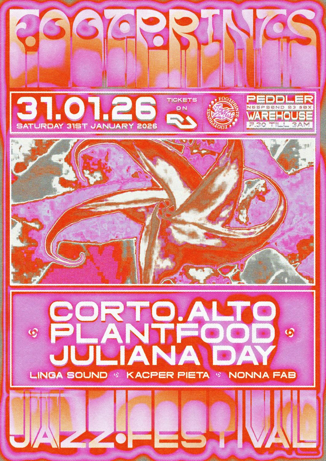 Footprints Jazz Festival 2026: Corto.Alto, Plantfood, Juliana Day, Nonna Fab 