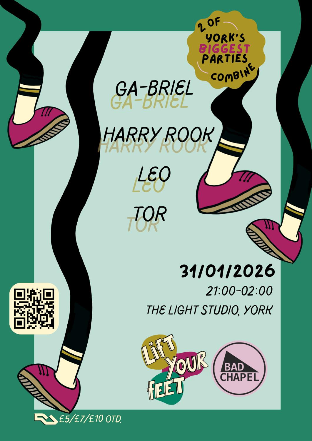 Lift Your Feet X Bad Chapel Party