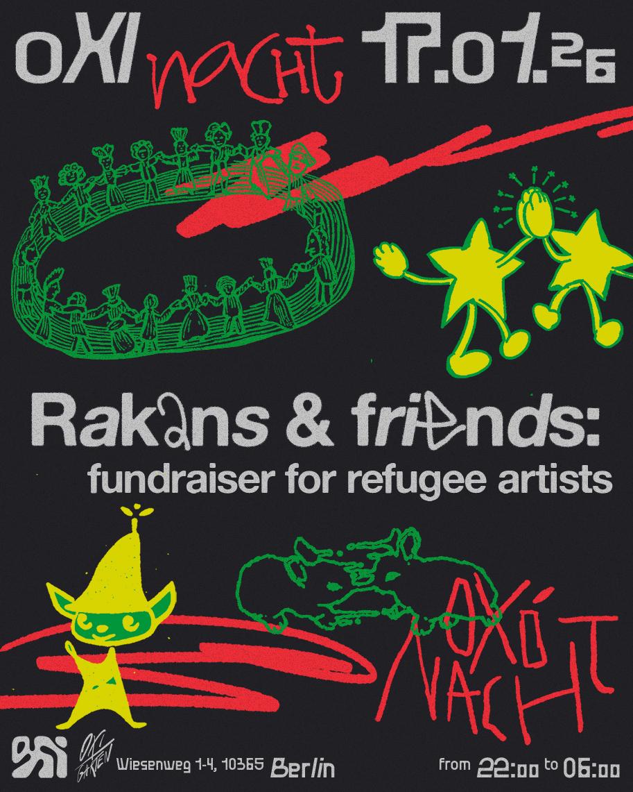 Rakans & Friends: Fundraiser For Refugee Artists