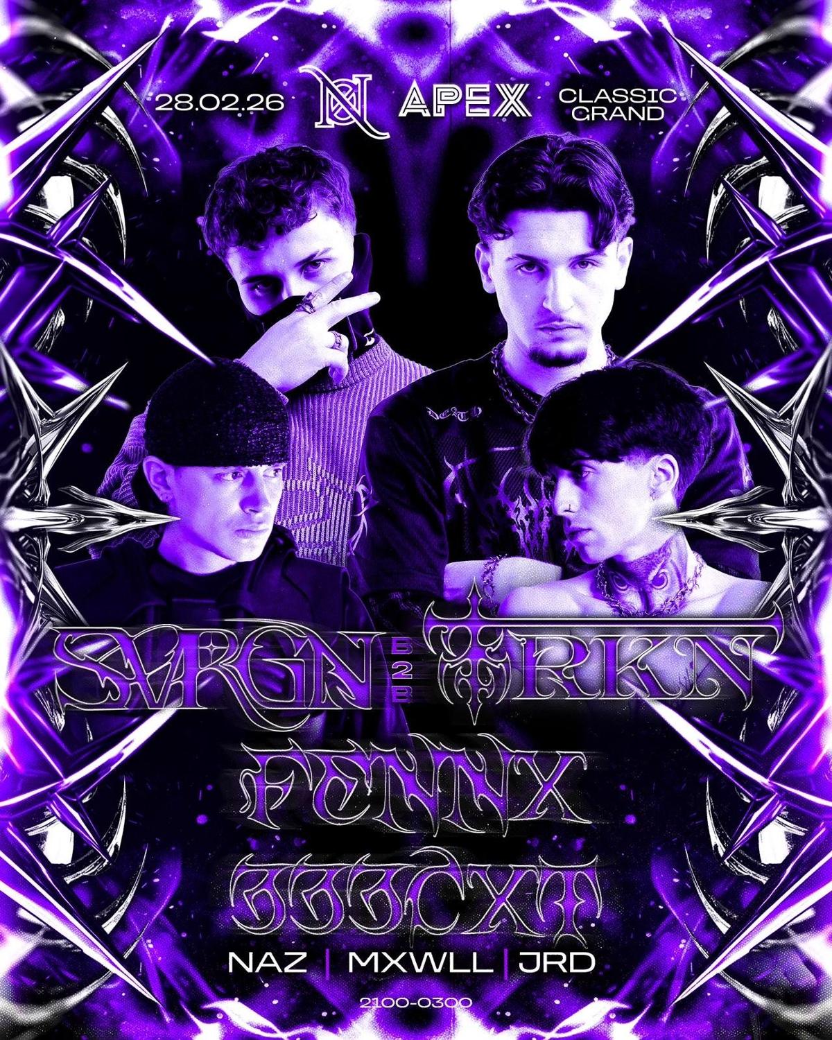 Nøxx X Apex Presents: 5Vrgn B2B Trkn | Fennx | 333Cxt