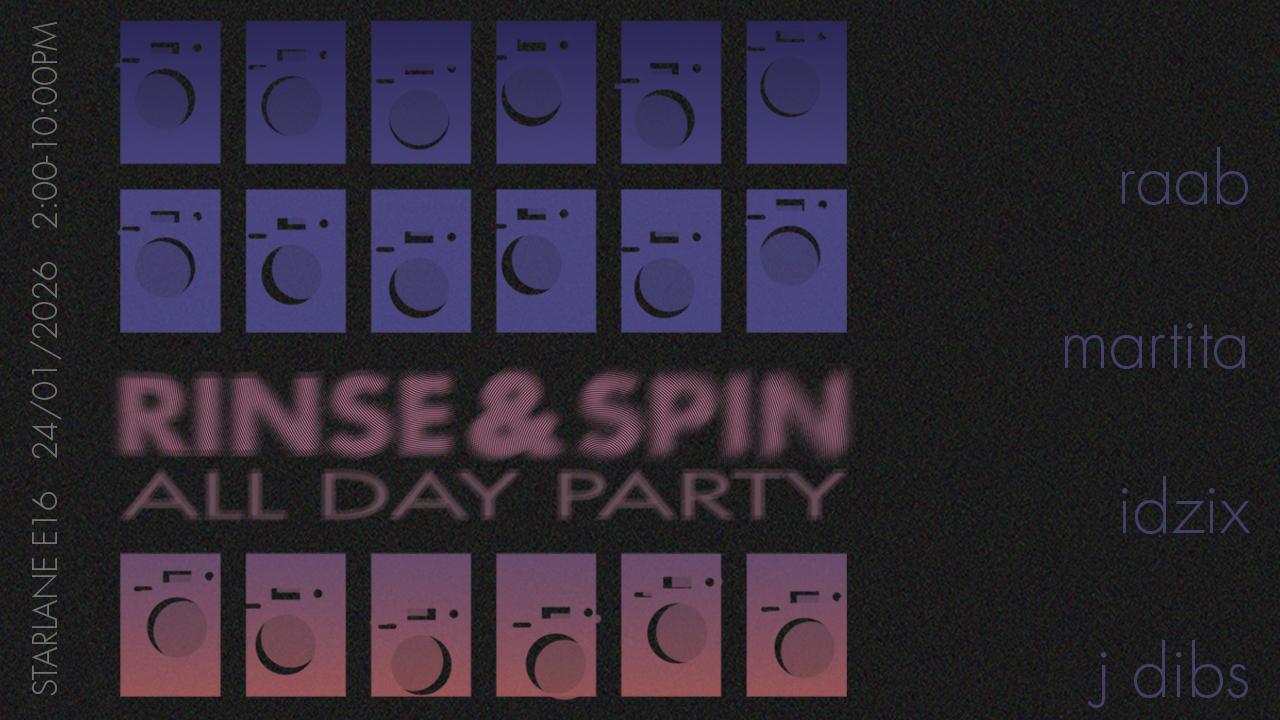 Zesty Presents: Rinse & Spin (All Day Party)