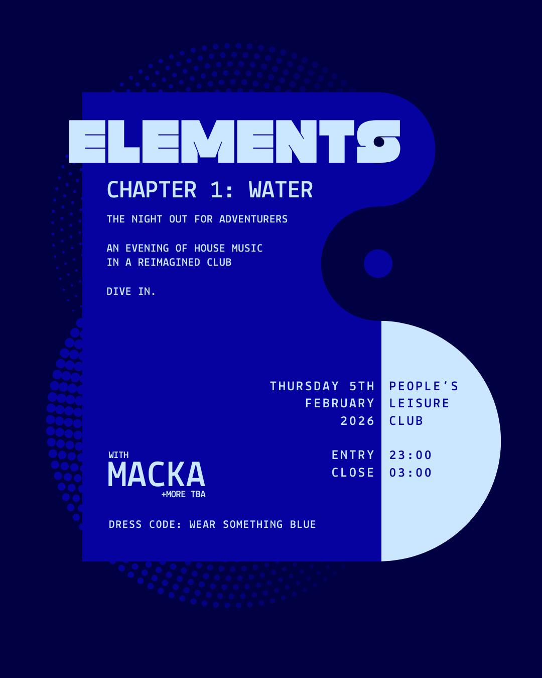 Elements: Chapter 1 - Water