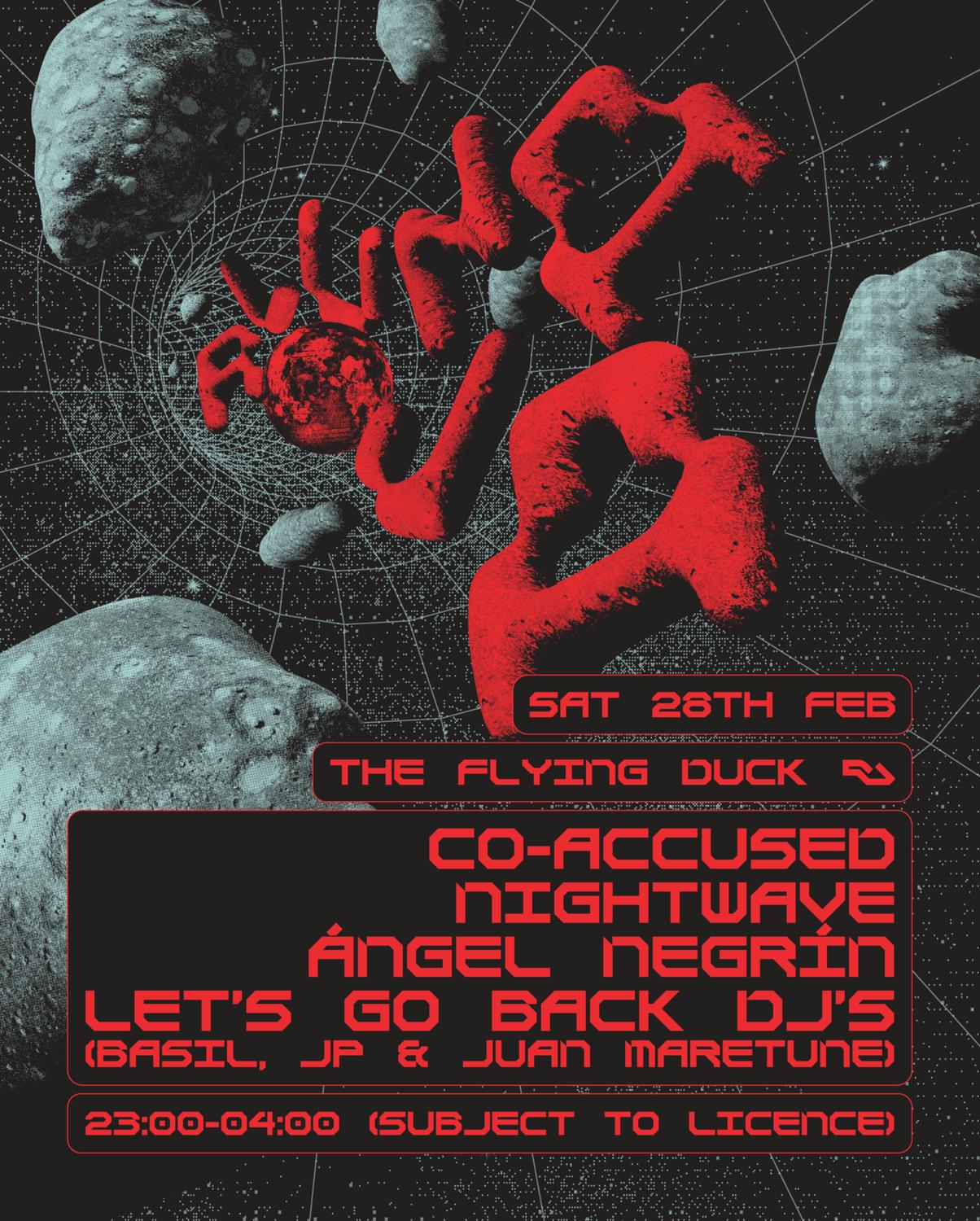 Luna Roja With Co-Accused, Nightwave, Ángel Negrín & Let'S Go Back Dj'S
