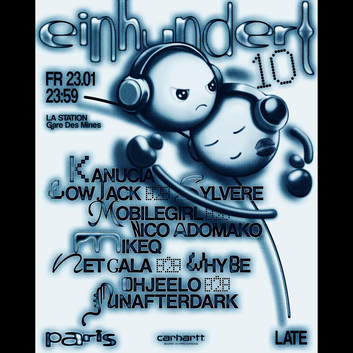 Einhundert 10 Years: Mikeq, Sylvere, Mobilegirl, Net Gala, Why Be, Low Jack,And More