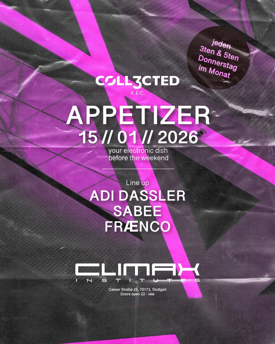 Appetizer - Neujahrsempfang X Coll3Cted.Rec