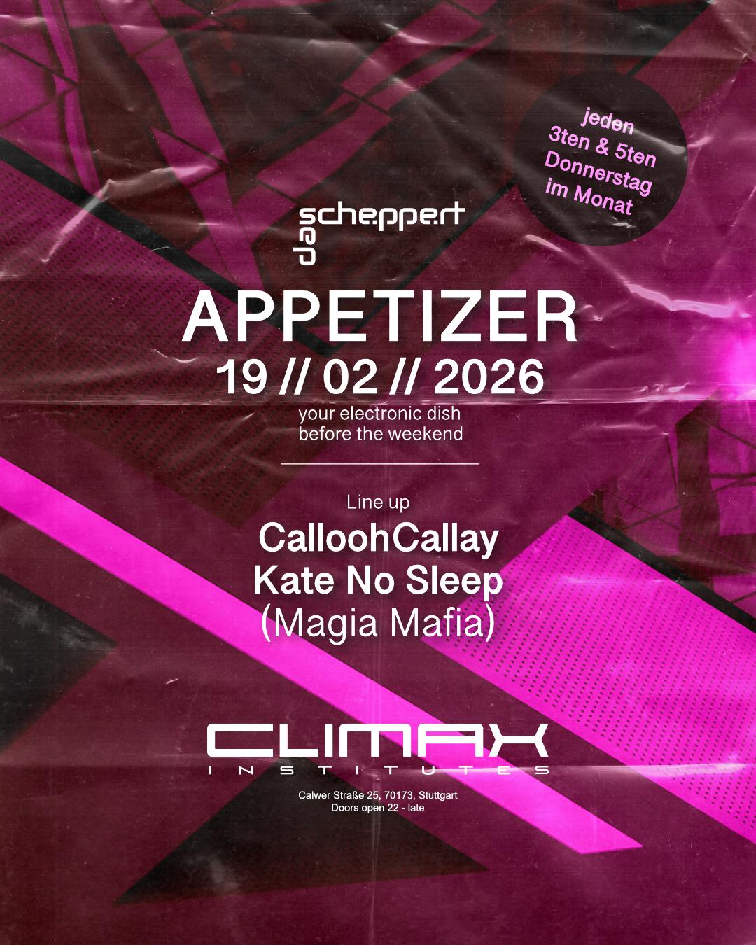 Appetizer (Das Scheppert)