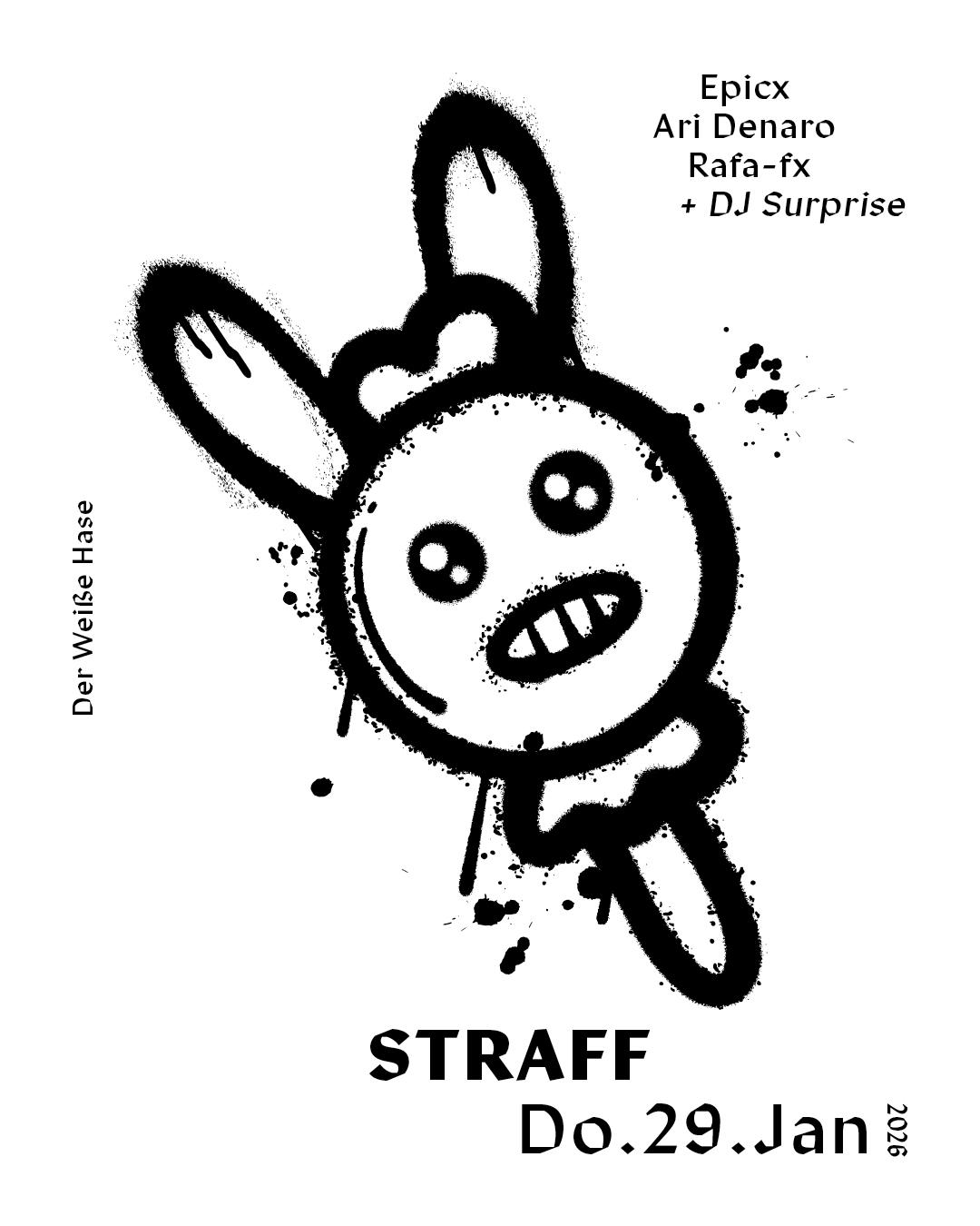 Straff / Thursday Techno / 5€ Until 1 Am With Ra Ticket