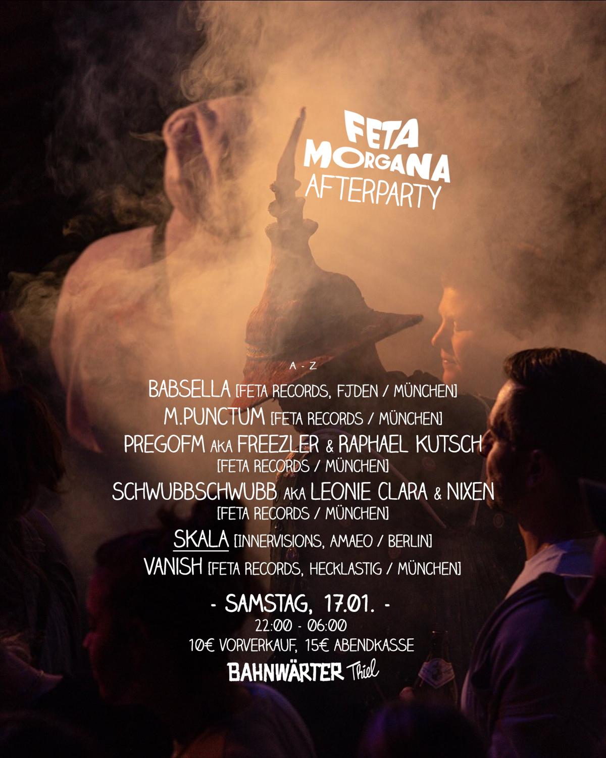 Feta Morgana Afterparty Mit Skala