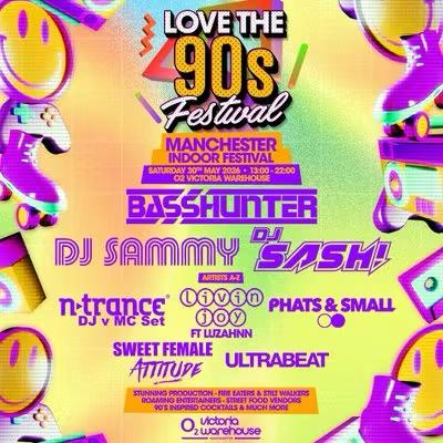 Love The 90S Festival | O2 Victoria Warehouse, Manchester