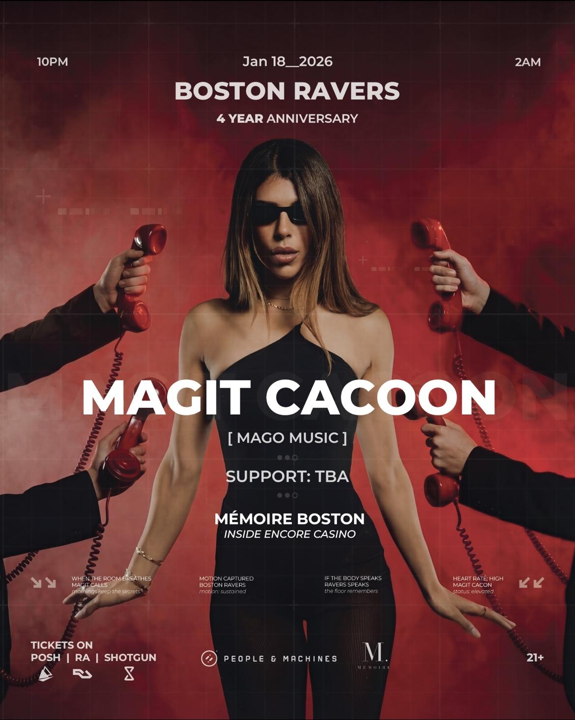 Boston Ravers Present: Magit Cacoon