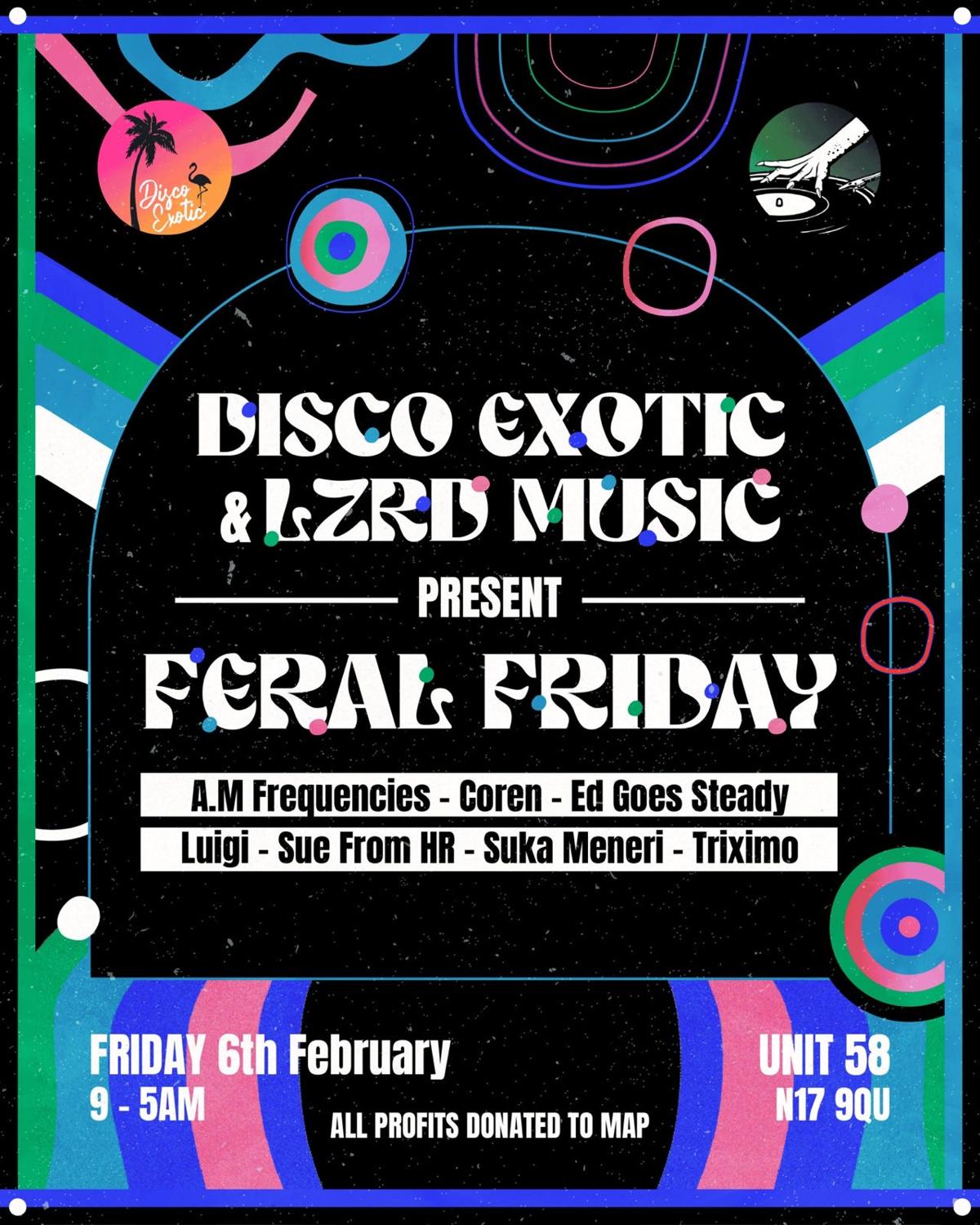 Lzrd Music X Disco Exotic: Feral Friday Warehouse Party