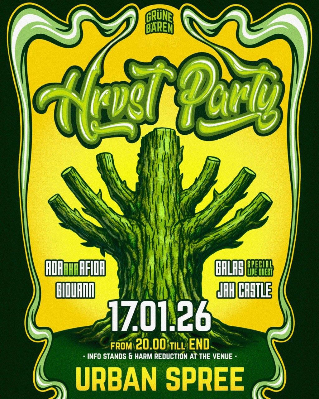 Grüne Bären Presents: Hrvst Party