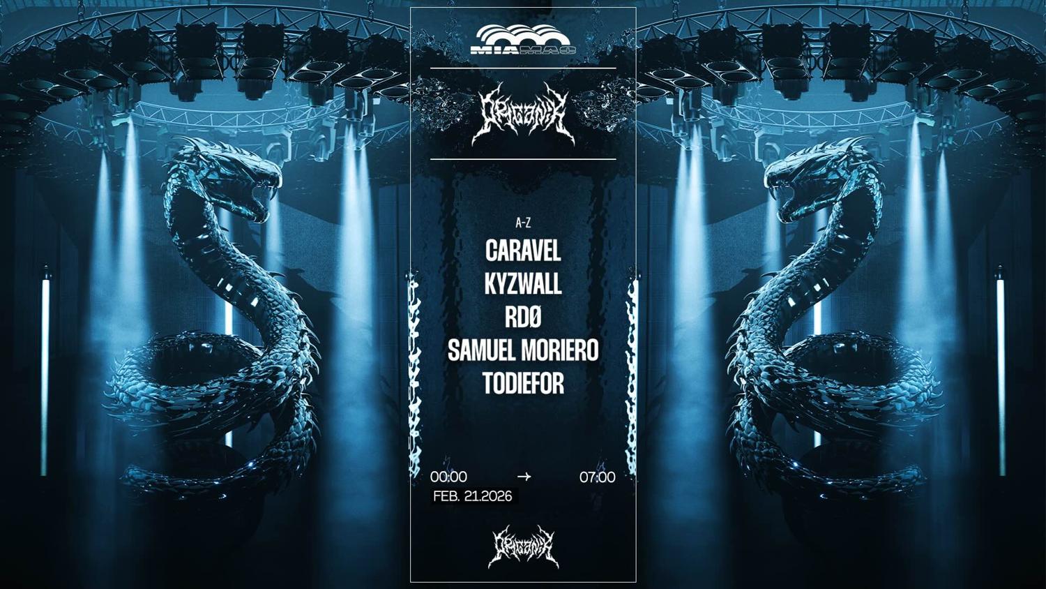 Organik: Todiefor, Caravel, Samuel Moriero, Rdø