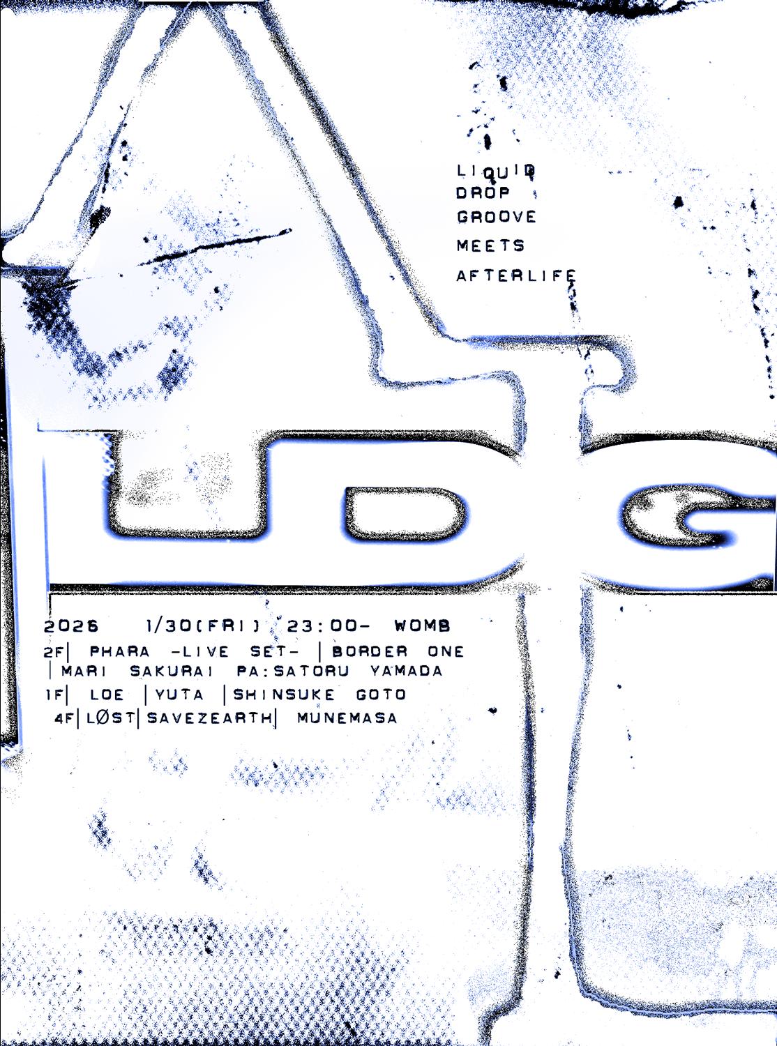 Liquid Drop Groove Meets Afterlife