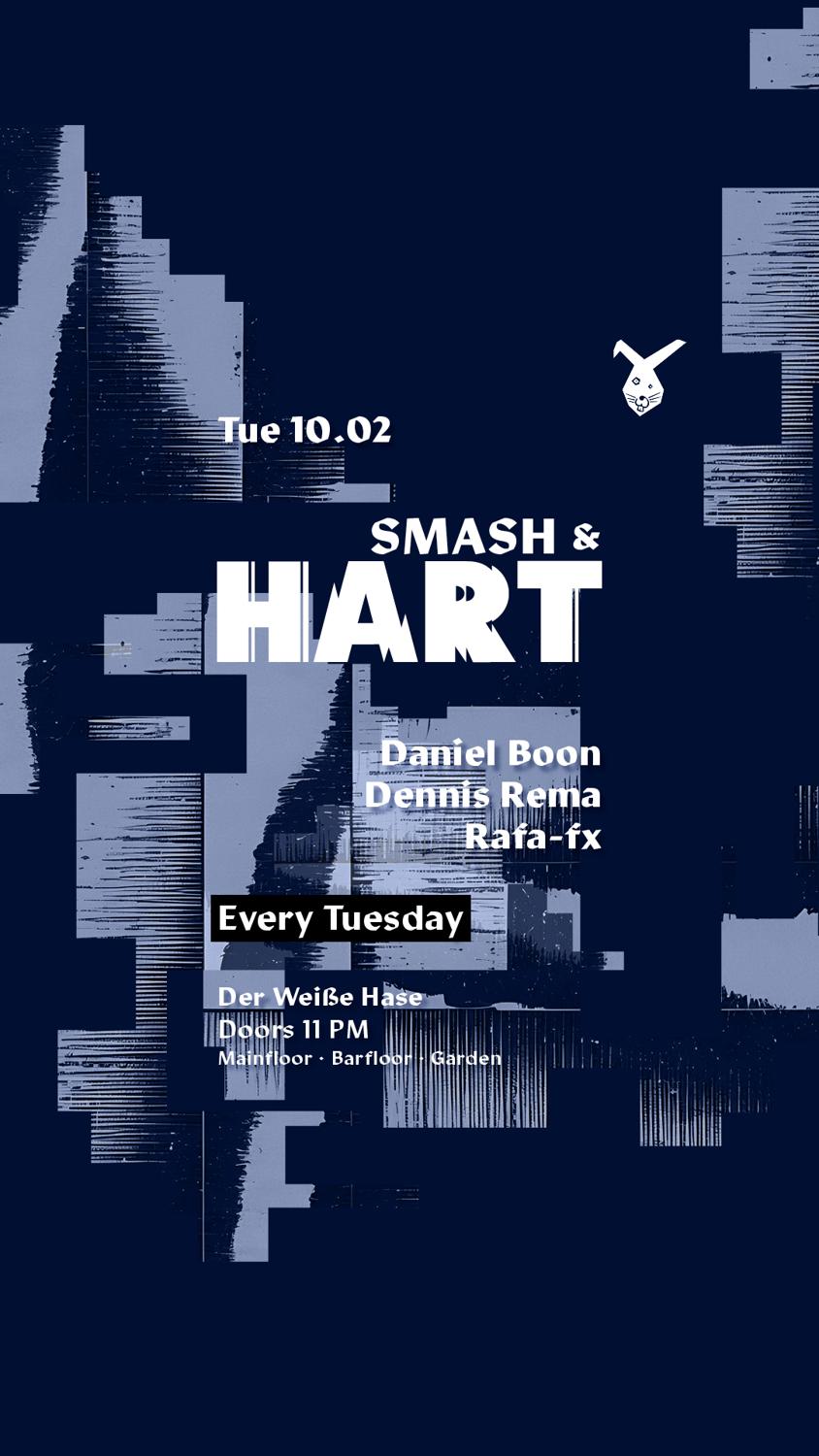 Smash & Hart ◢◤ Tuesday Rave [Free Entry Until Midnight*]