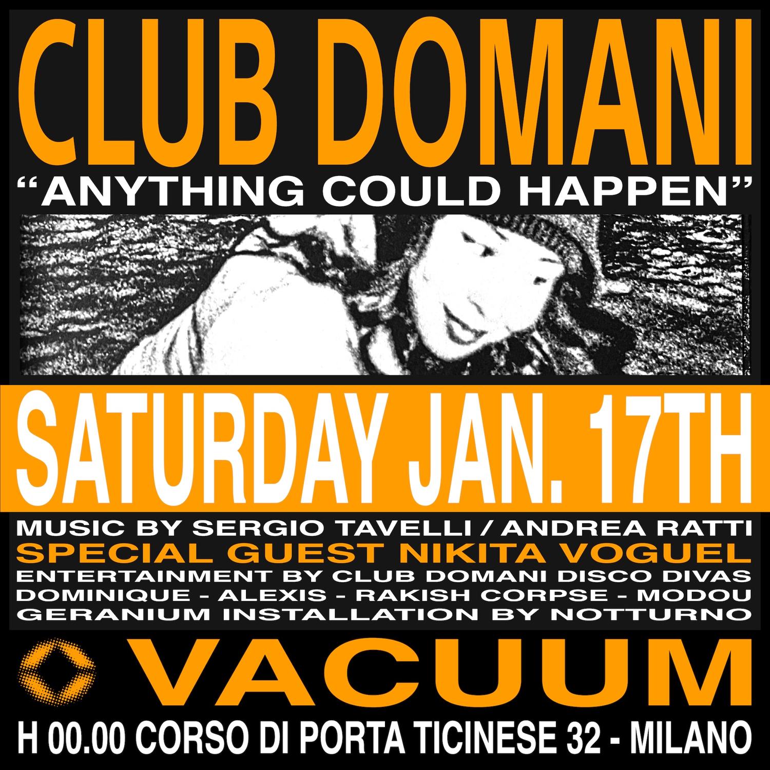 Club Domani With Nikita Voguel