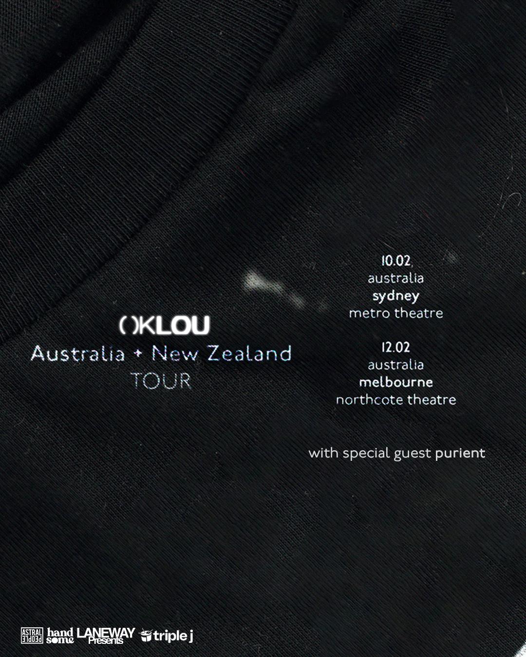 Oklou - Melbourne - Northcote Theatre W/ Purient