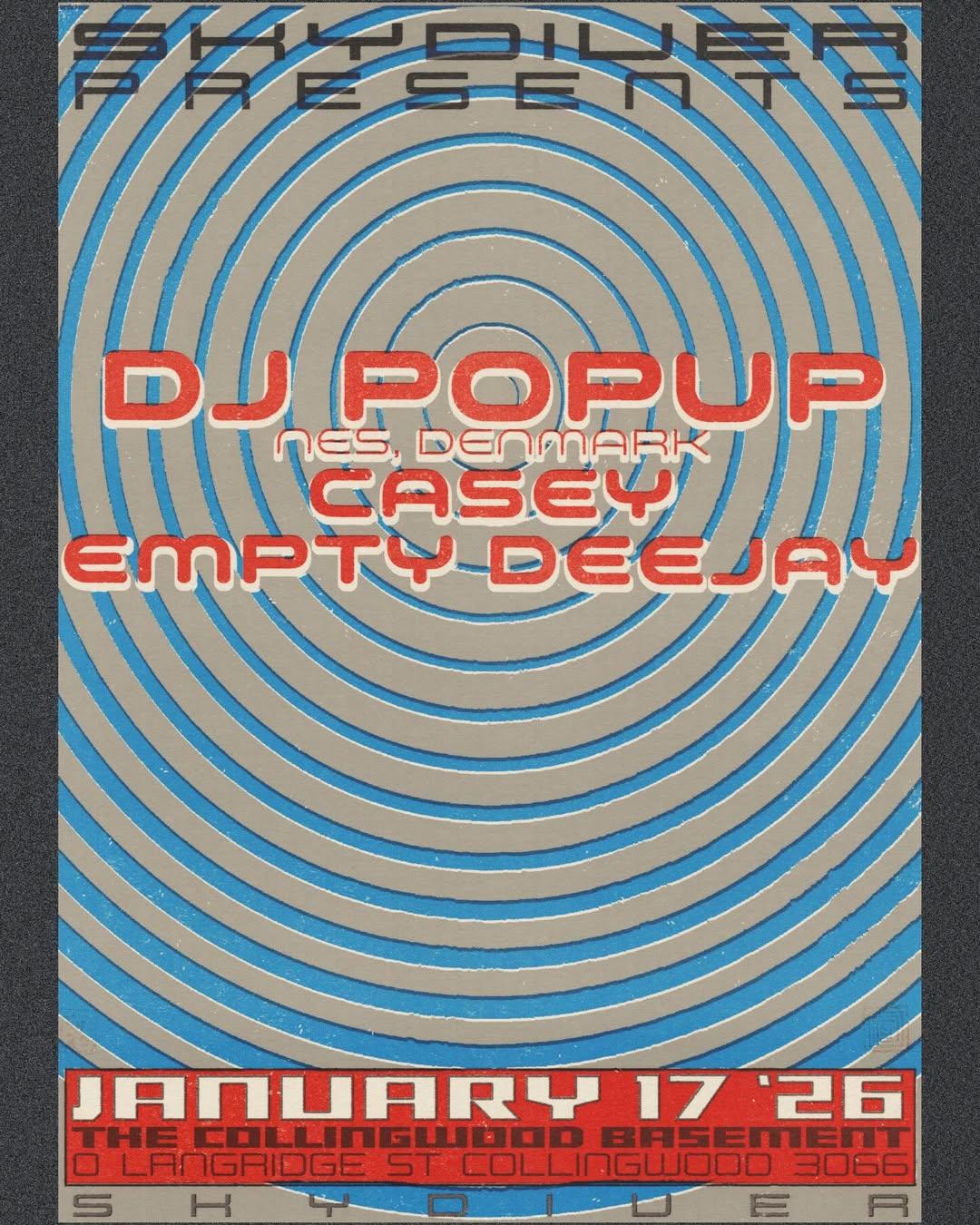 Skydiver Pres: Dj Popup (Nes, Denmark)