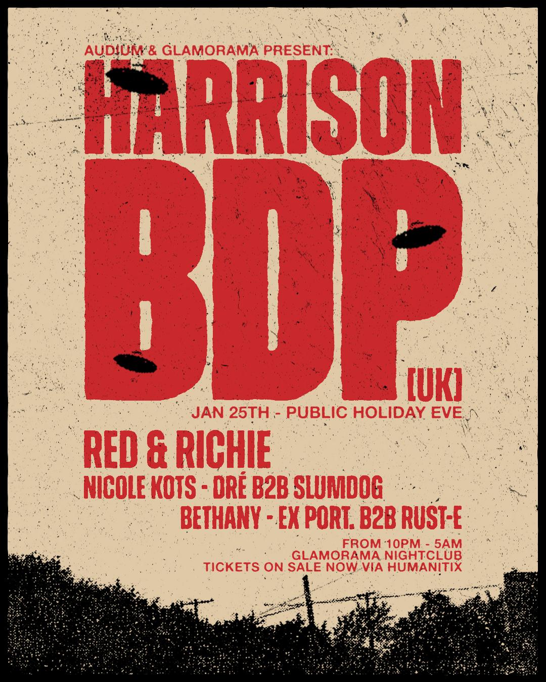 Harrison Bdp (Uk) At Glam - Jan Ph Eve