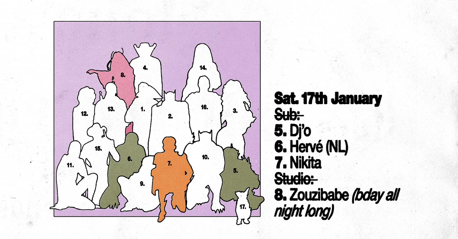 Blur With Zouzibabe, Hervé, Dj'O, Nikita