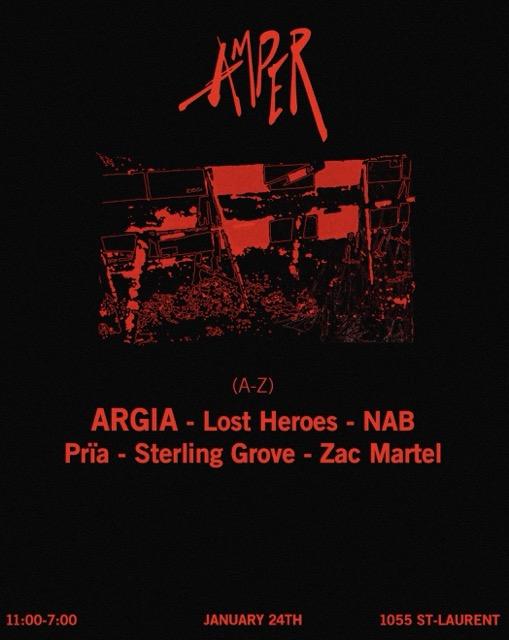 Amper 007 // W. Argia - Sterling Grove - Lost Heroes