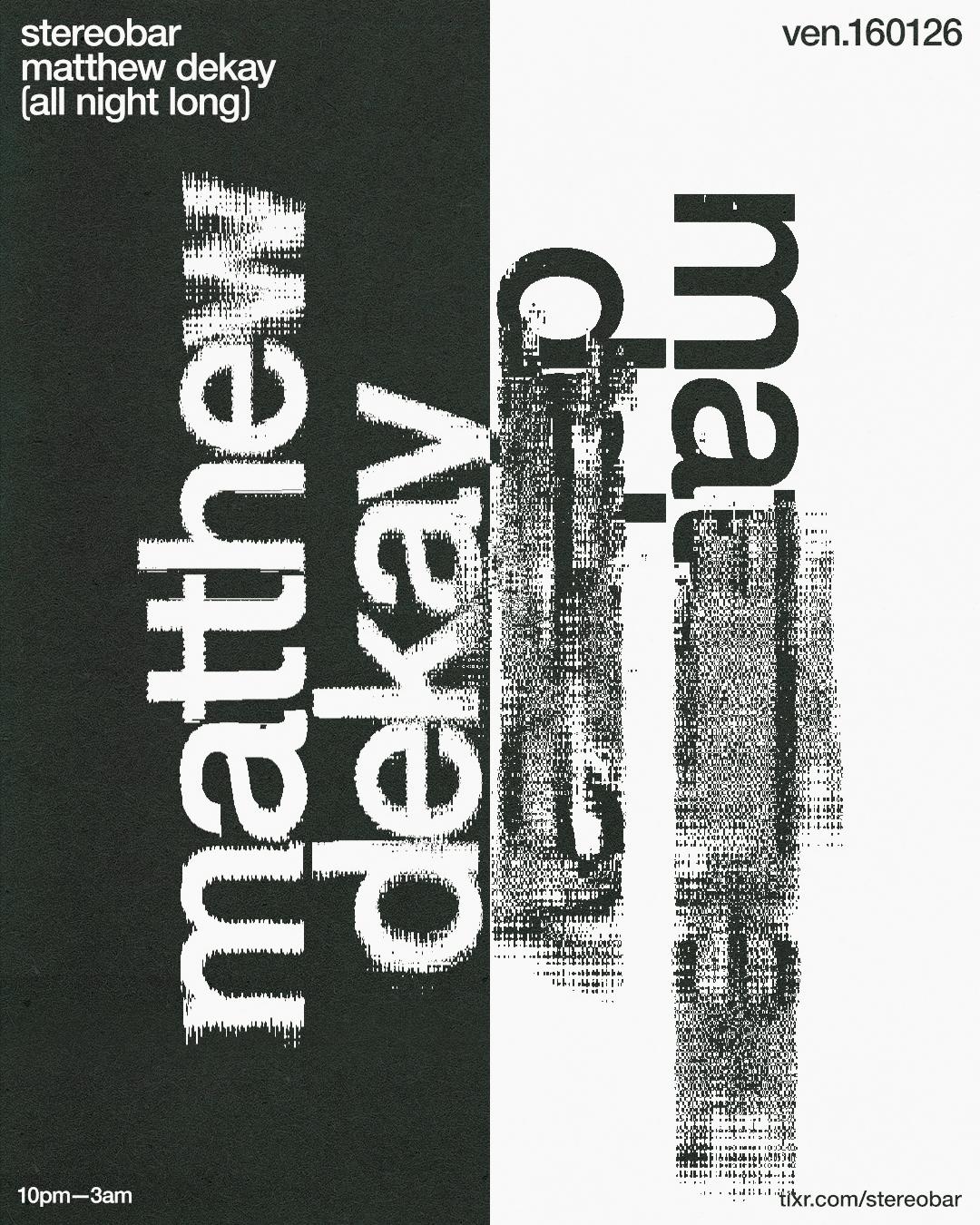 The Box: Matthew Dekay (All Night Long)