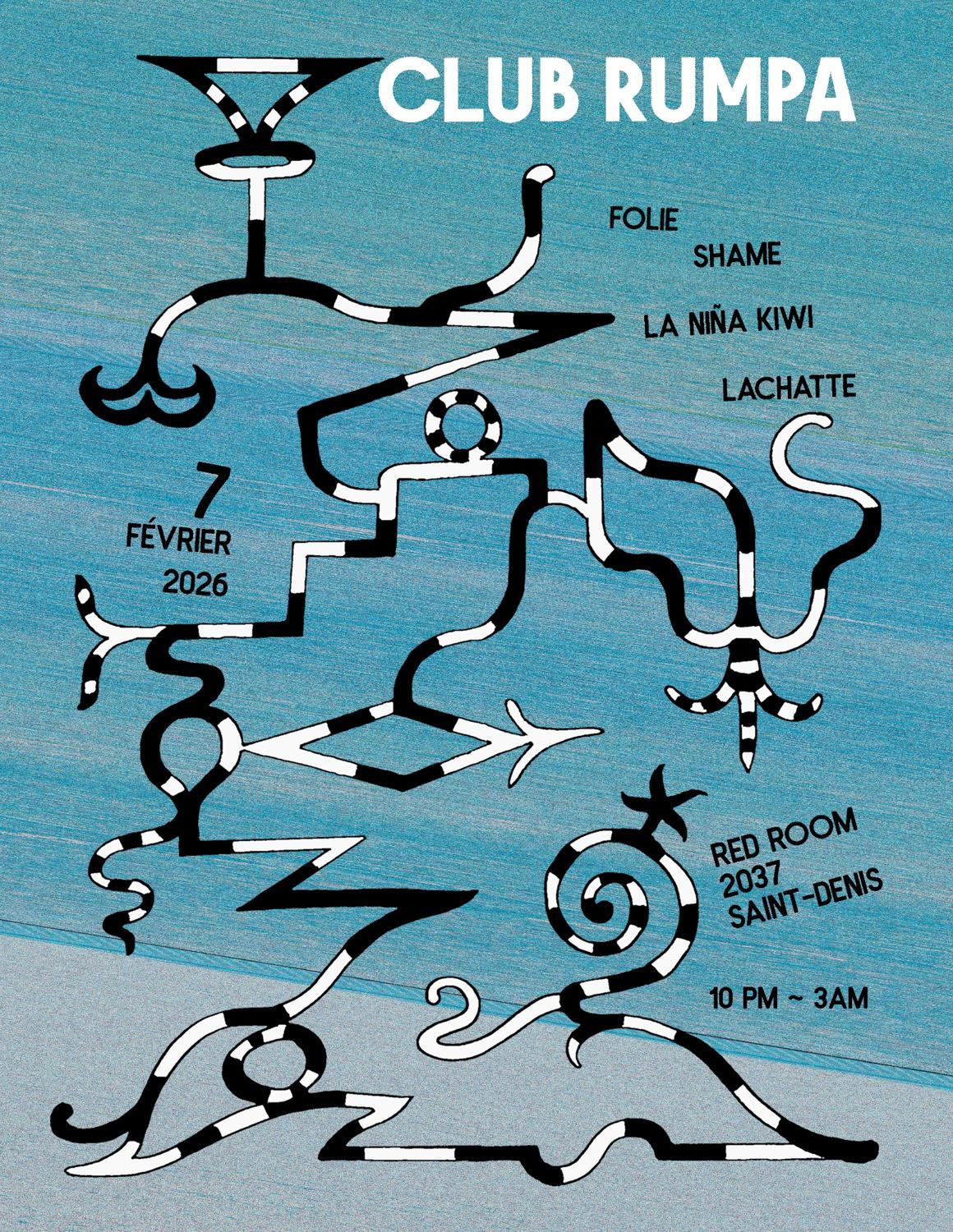 Club Rumpa: Folie (Chicago), Shame, La Niña Kiwi, Lachatte