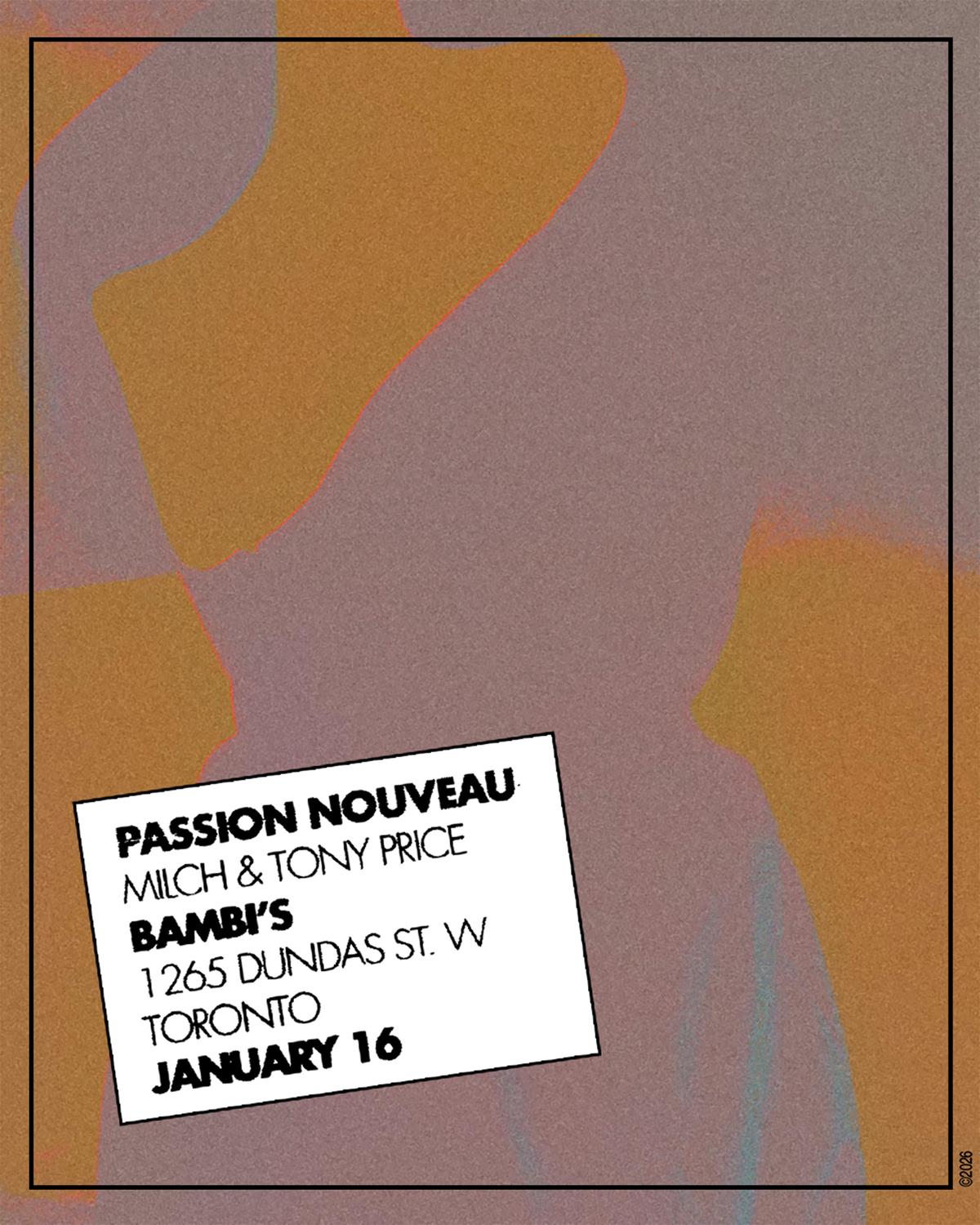 Passion Nouveau: Milch + Tony Price