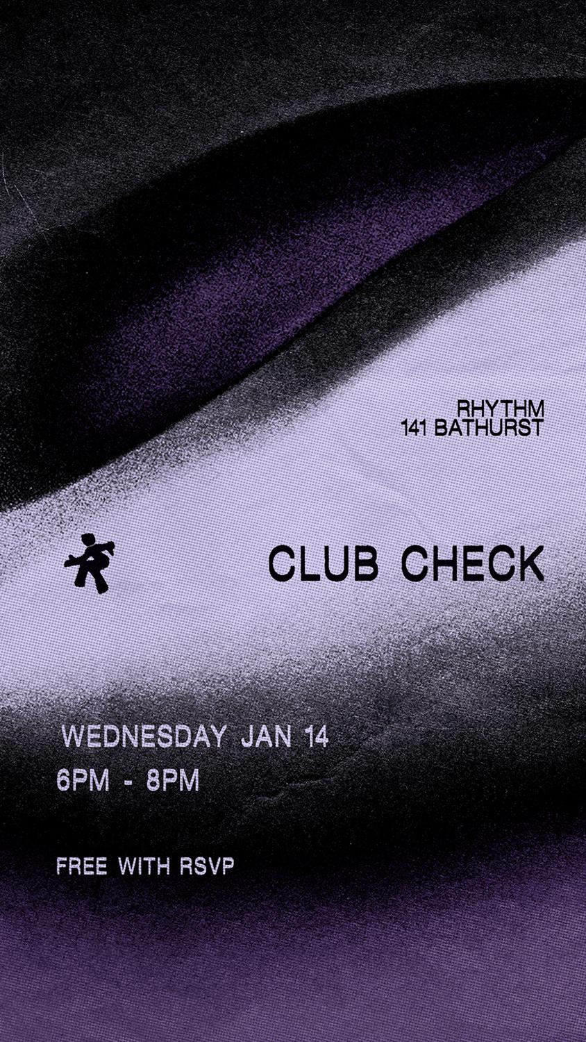 Workshop Series: Club Check