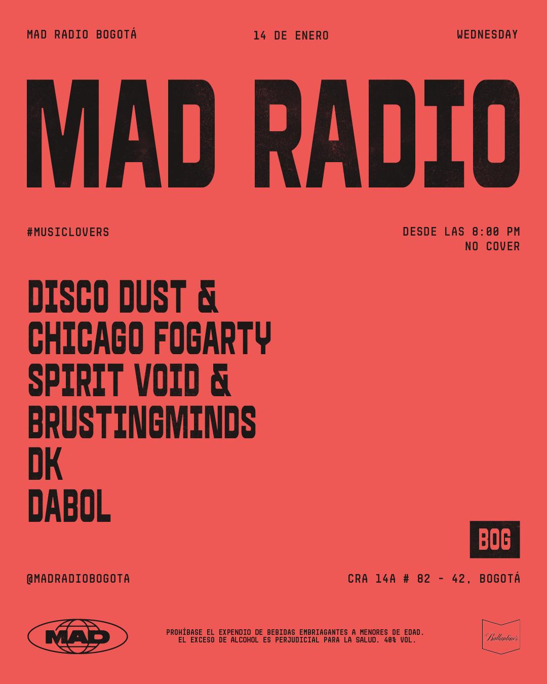 Disco Dust & Chicago Fogarty, Spirit Void & Brustingminds, Dk, Dabol