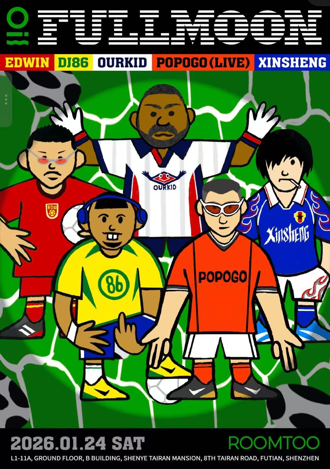 Roomtoo: Oil X Fullmoon Pres. Popogo