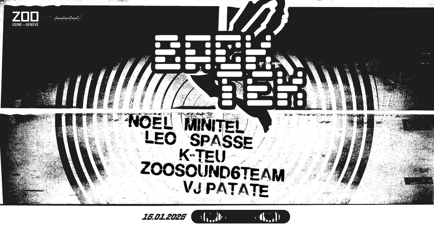 Back 2 Tek: Noël Minitel + Leo Spasse + K-Teu + Zoosound6Team [Vj Patate]