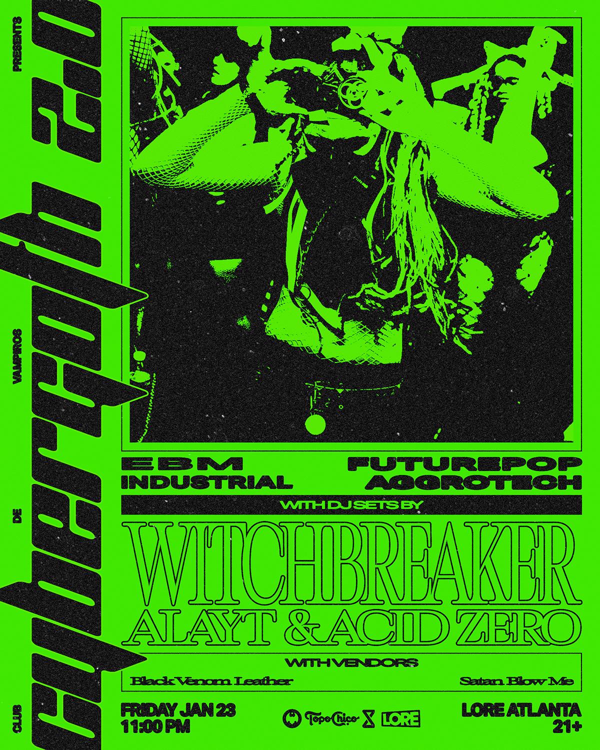 Club De Vampiros Presents... Cybergoth 2.0 With Witchbreaker, Alayt, And Acid Zero